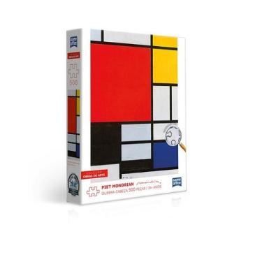 Imagem de Quebra-cabeça Piet Mondrian 500 Peças - Toyster - Toyster Brinquedos