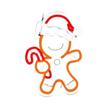 Imagem de Letreiro LED Neon HOHOHO Feliz Natal Para Decoração De Paredes Em Quar