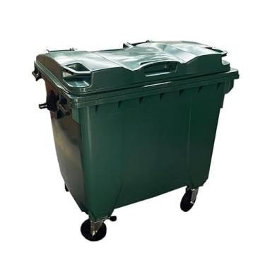 Imagem de CONTAINER COLETOR 1000L LAR PLASTICOS VERDE COM TAMPA