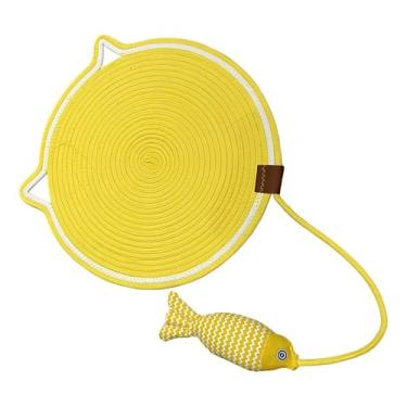 Imagem de Almofada para arranhar para gatos, Tapete para arranhar para gatos - Tapete de carpete para arranhões de brinquedos para gatos | Tapete para arranhar, arranhador de gato antiderrapante para amantes de