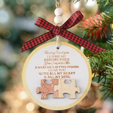 Imagem de Presente de aniversário de dia dos namorados para casais para mulheres e homens, enfeite de acrílico para pendurar - placa redonda placa redonda decoração de parede inspiradora presentes de