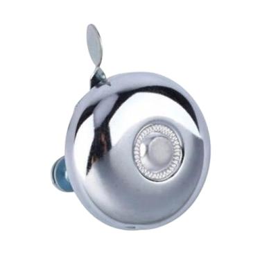 Imagem de Clássico retro metal anel de ferro bicicleta alarme som sino guiador apertos ciclismo vintage sinos boneshaker peças(A 58mm)