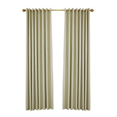 Imagem de Conjunto de Cortinas Blackout com 2 Painéis Grommet Isoladas para Quarto e Sala Estar