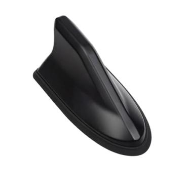 Imagem de Antena de barbatana de tubarão de carro antena de sinal de rádio FM à prova d'água para assento, peças externas de carro, multifuncional, externa, (preto fosco)
