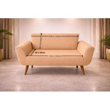 Imagem de Capa Sofá Namoradeira Opala  Premium, Encaixe Perfeito e Envio Rápido 