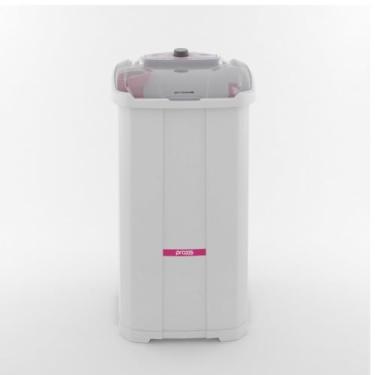 Imagem de Praxis Lavadora de Roupa Semiautomática, Branca, Inverter, 58,5P x 55L x 94A cm, 16kg, Sistema Anti Manchas, Tampa Transparente, Ciclo Rápido 15min, 12kg