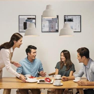 Imagem de Luminária pendente industrial E27 vintage para ilha de cozinha, estilo Wabi Sabi, iluminação decorativa para bar, luminária pendente para mesa de jantar, luminária suspensa com altura ajustá