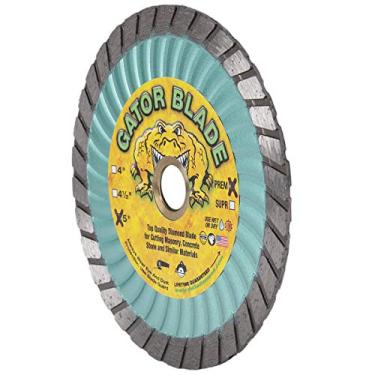 Imagem de Lâmina de diamante Gator Wave-Turbo, corte preciso molhado ou seco de concreto, alvenaria, granito, mármore, pedra e semelhante, TURWP, 5" X .085 X 7/8"-5/8" Arbor