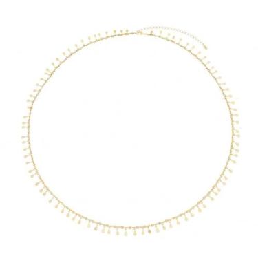 Imagem de Belly chain de gotinhas sofia zircônias folheado a ouro 18k - PIUKA, D