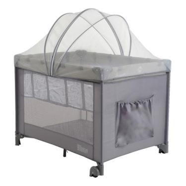 Imagem de Berço Desmontavel Portatil Serenata - Cinza - Burigotto, Berço Desmont