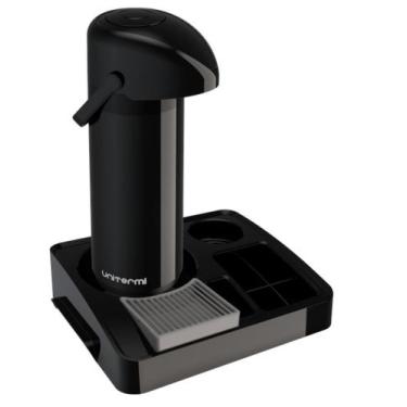 Imagem de Kit Bandeja de Café Organizadora Garrafa Térmica 1L Verona Cantinho Ca