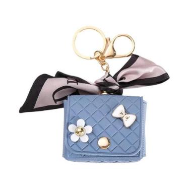 Imagem de Bolsa De Chaves Em Forma De Coruja, Mini Porta Moedas Em Couro PU, Pin