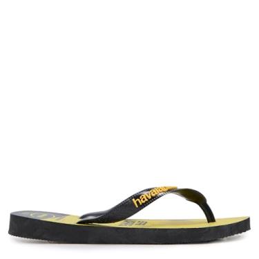 Imagem de Havaianas Chinelo Star Wars, Preto e Amarelo Pop, 27/28