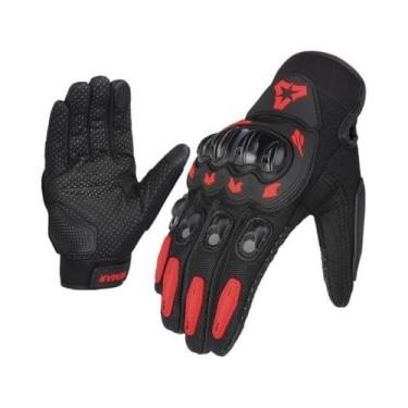 Imagem de Luvas De Motocicleta Masculinas De Verão Com Proteção Rígida Nos Nós D