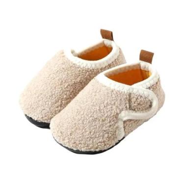 Imagem de Pantufas De Algodão Para Crianças, Calçados Quentes E Macios Para Uso 
