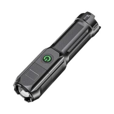 Imagem de Lanterna LED Recarregável USB À Prova d'Água Com Zoom Tático Para Pesc