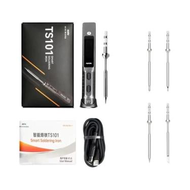 Imagem de Ferro De Solda Digital Portátil De Temperatura Ajustável 90W TS101 TS-