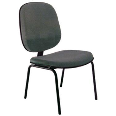 Imagem de Cadeira Diretor sem Braços Base Fixa com 4 pés Linha Uno Preto