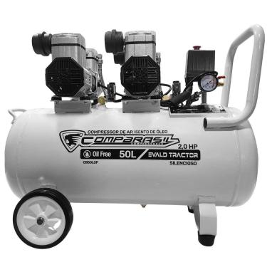 Imagem de Compressor Port. Isento 10 PES 2,0HP 50L EVALD TRACTOR COMPBRASIL