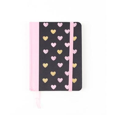 Imagem de Caderneta Molin Loveskine Sem Pauta Cd C/80 Fls Black Heart