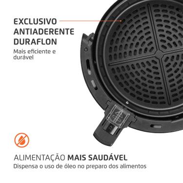 Imagem de Fritadeira Air Fryer 3,5L Mondial AF35BF Preta 127V