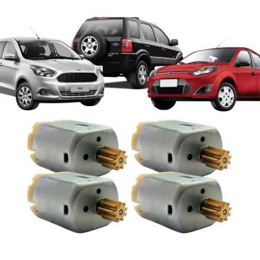 Imagem de Kit 4 Motores Da Fechadura Elétrica Porta Fiesta Ecosport Ka