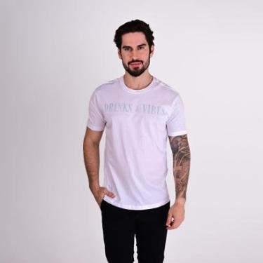 Imagem de Camiseta John John Drinks & Vibes Branca-Masculino