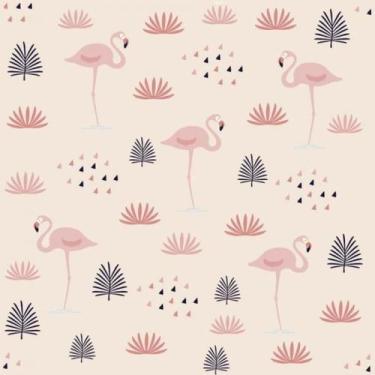 Imagem de Papel De Parede Infantil Flamingo - Drop de Casa