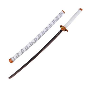 Imagem de Katana Rengoku Nichirin Da Chama Espada Demon Slayer Em Aço - GS