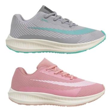 Imagem de Kit 2 Pares Tênis Speed Unissex Moda Fitness Para Treino Academia E Ca