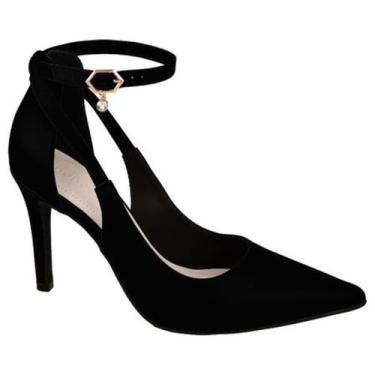 Imagem de Sapato Scarpin Feminino Bebecê T9430-214, Preto, 36