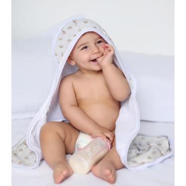 Imagem de Toalha Com Capuz Bebê Vivaldi Bege, UN, Bege