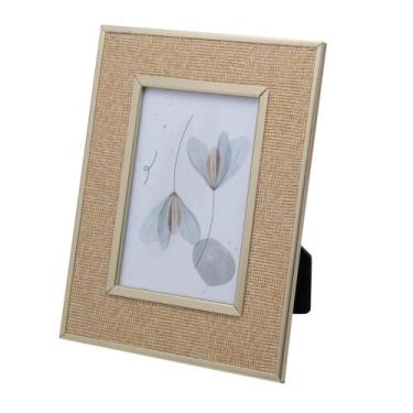 Imagem de Porta-Retrato Wolff Toscana 10cm x 15cm Dourado Metal