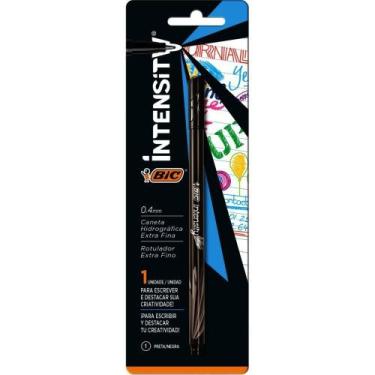 Imagem de Caneta c/Ponta Porosa Intensity 0,4mm Preta - Bic