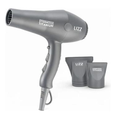 Imagem de Secador de Cabelo Storm Titanium Profissional Cinza 2400W 220V Lizz, 2