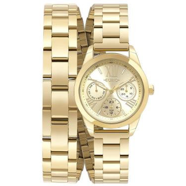 Imagem de Relógio Euro Feminino Multiglow Midi Dourado - Eu6p29aio-4d Eu6p29aio-4d