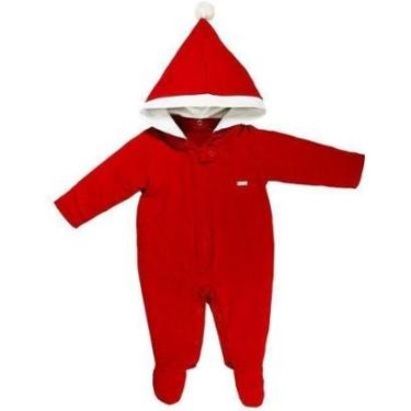 Imagem de Macacão Bebê Natal C/ Capuz Unissex Grow Up-Unissex