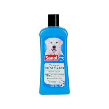 Imagem de Shampoo Sanol Dog para Cães de Pelos Claros - 500ml, Delicada e durado