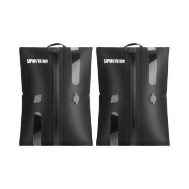 Imagem de Saco De Vácuo Reutilizável Para Viagem, Saco De Compressão Dobrável Pa