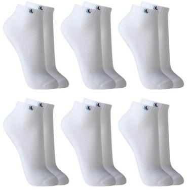 Imagem de Kit 6 Pares Meia Cano Curto Soquete Algodão Masculina e Feminina Ótima