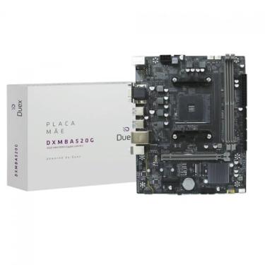 Imagem de Placa Mãe Duex DXMBA520G, Chipset A520, AMD AM4, mATX, DDR4, Preta - DXMBA520G