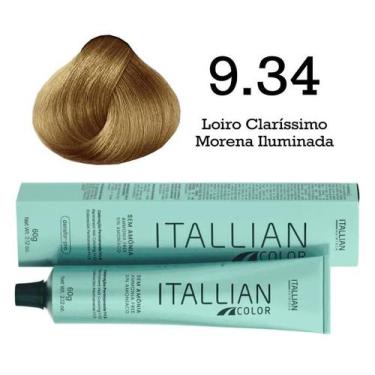 Imagem de Coloração Color Shift 9.34 Loiro Claríssimo Morena Iluminada  Itallian