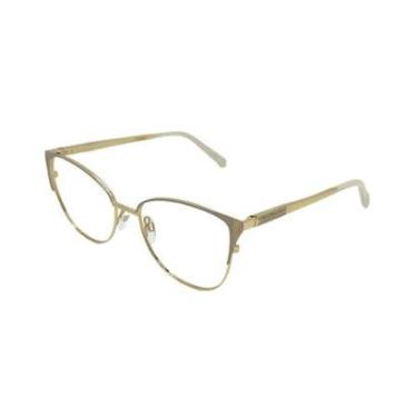 Imagem de Armação De Óculos Bulget Bg2123 11a Dourado Brilho-Feminino