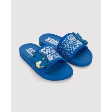 Imagem de Chinelo Slide Infantil Grendene Kids Sonic Adventure-Masculino