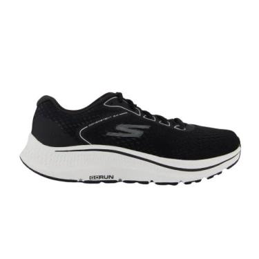 Imagem de Tênis Skechers Go Run Consistent 2.0 Masculino, 41, Preto, Branco