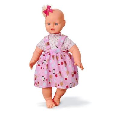 Imagem de Boneca Bebezão Nenezão Babalu Fala 10 Frases - Adijomar