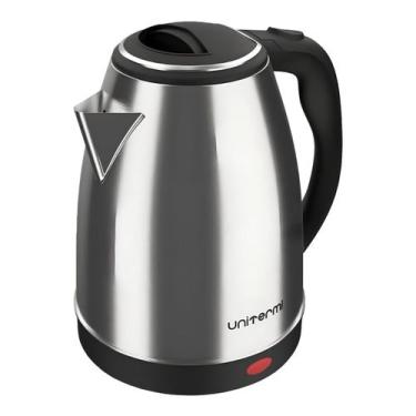 Imagem de Chaleira eletrica atacama 1,8l eco - Unitermi, Prateado, Preto 110v, 1