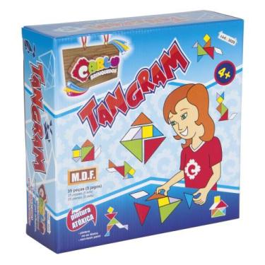 Imagem de Tangram MDF 35 Peças - Carlu