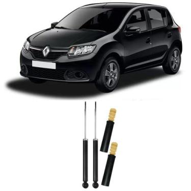 Imagem de Amortecedor Renault Sandero + Kit Batente Traseiro 2014 Até 2019 O Par
