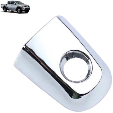 Imagem de Capa Tampa Cilindro Maçaneta Puxador Trinco Fechadura Porta Dianteira 